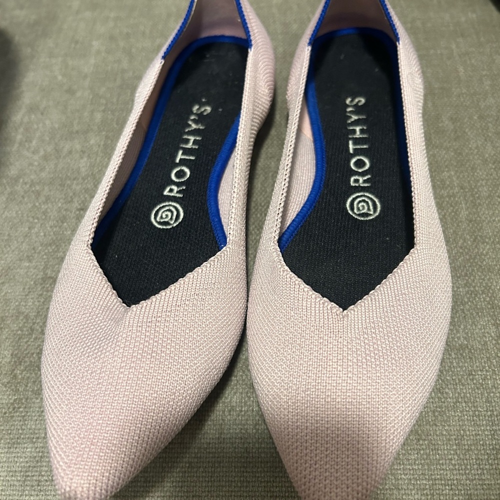 Rothy's Women's Lilac The Point Ballet Flats sz 8